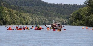 Touren auf der Salzach